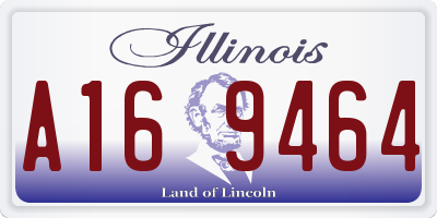 IL license plate A169464
