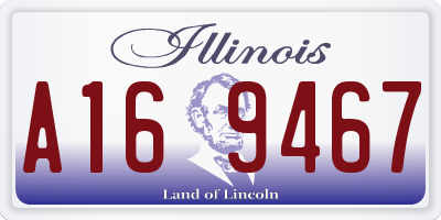 IL license plate A169467
