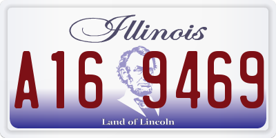 IL license plate A169469