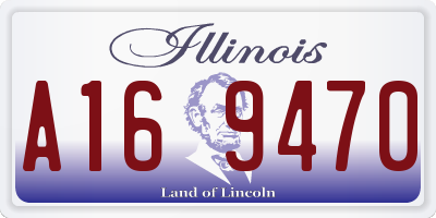 IL license plate A169470