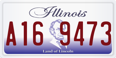 IL license plate A169473