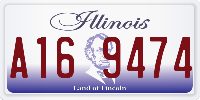 IL license plate A169474