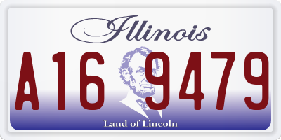 IL license plate A169479