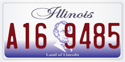 IL license plate A169485
