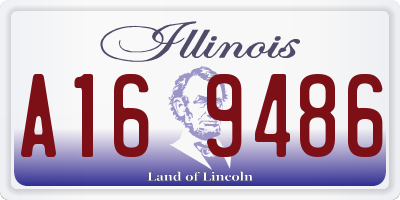 IL license plate A169486