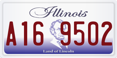 IL license plate A169502