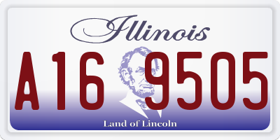 IL license plate A169505