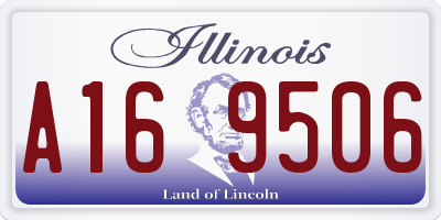 IL license plate A169506