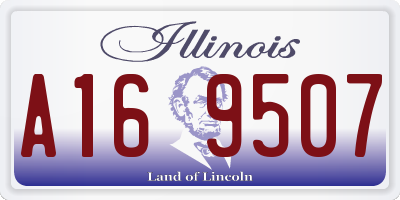 IL license plate A169507