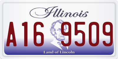 IL license plate A169509