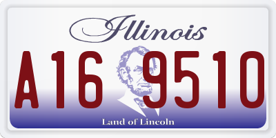 IL license plate A169510