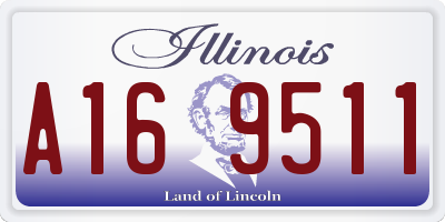 IL license plate A169511
