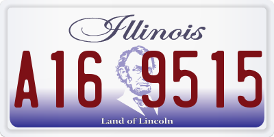 IL license plate A169515