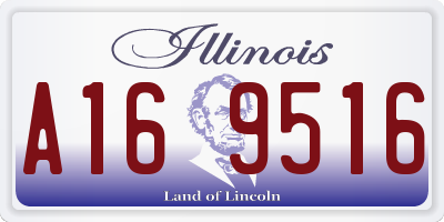 IL license plate A169516