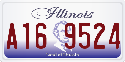IL license plate A169524