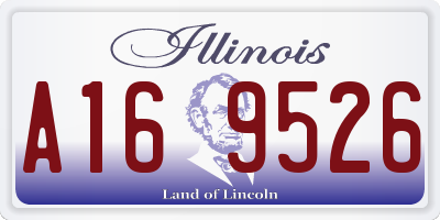IL license plate A169526