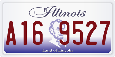 IL license plate A169527