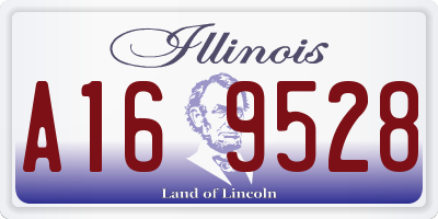 IL license plate A169528