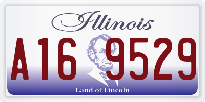 IL license plate A169529