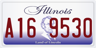 IL license plate A169530