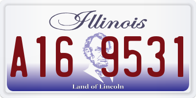 IL license plate A169531