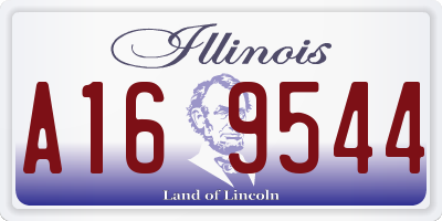 IL license plate A169544