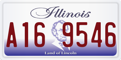 IL license plate A169546
