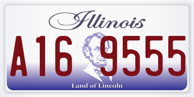 IL license plate A169555