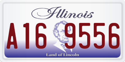 IL license plate A169556