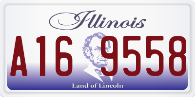 IL license plate A169558