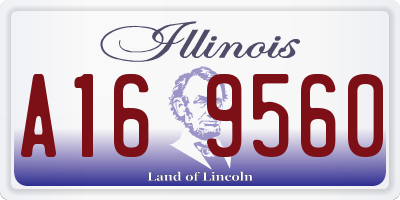IL license plate A169560