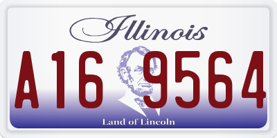IL license plate A169564