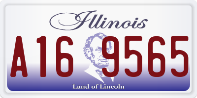 IL license plate A169565