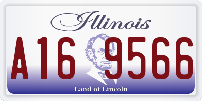 IL license plate A169566