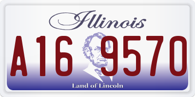 IL license plate A169570