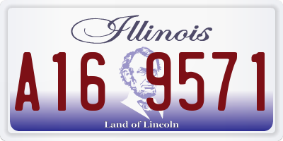 IL license plate A169571