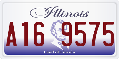 IL license plate A169575