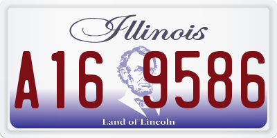IL license plate A169586