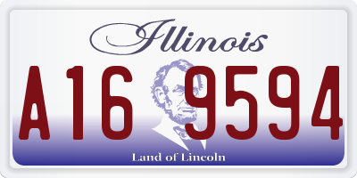 IL license plate A169594
