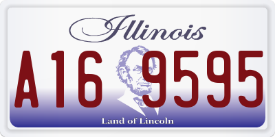IL license plate A169595