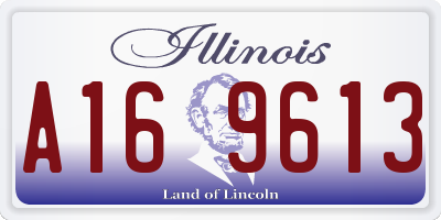 IL license plate A169613