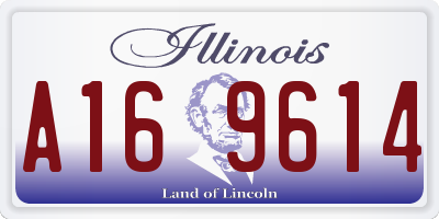IL license plate A169614