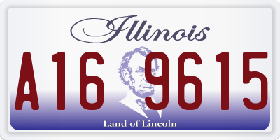 IL license plate A169615