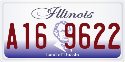IL license plate A169622