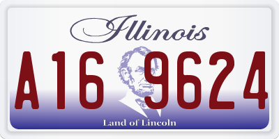 IL license plate A169624