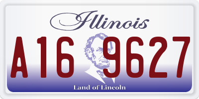 IL license plate A169627