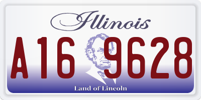 IL license plate A169628