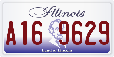 IL license plate A169629