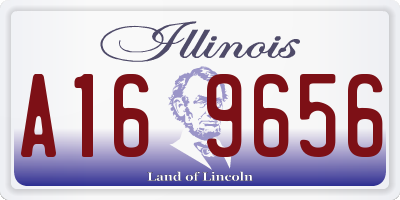 IL license plate A169656