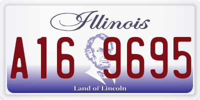 IL license plate A169695